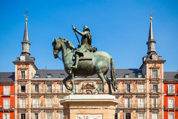 istock Plaza Mayor is a central plaza in Madrid, Spain 2149109532