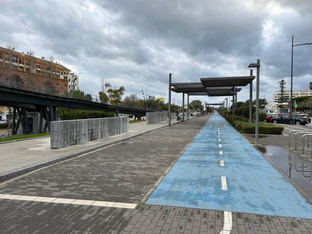 istock Bridge across roundabout in San Pedro 2149113301