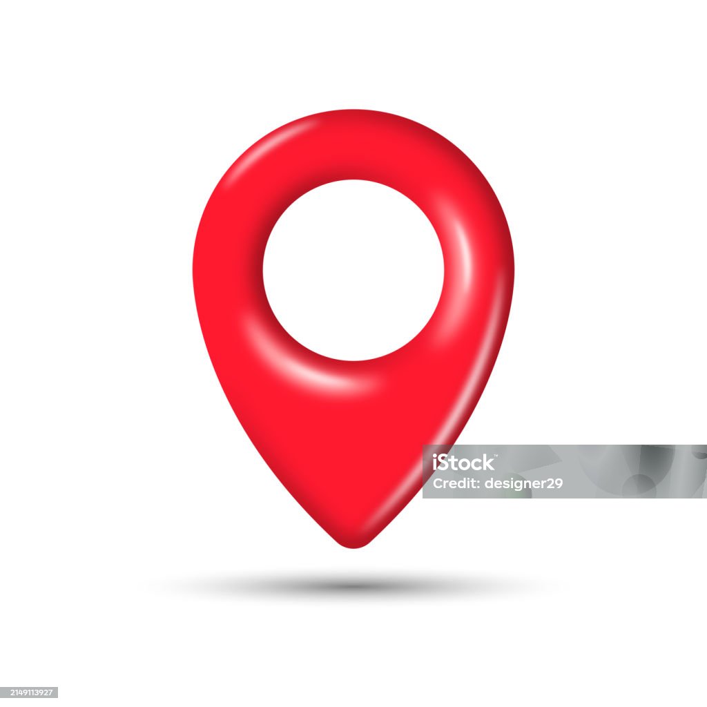 3D Location and Map Pin Icon Vector Design. - Royalty-free Kaartspeldpictogram vectorkunst 3D Location and Map Pin Icon Vector Design. - Royalty-free Kaartspeldpictogram vectorkunst