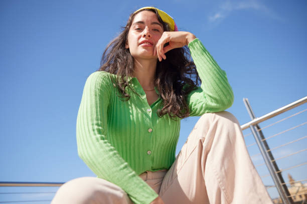 istock Blue Sky Beauty: Gen Z Styling with a Positive Outlook 2149119329