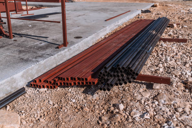 Square - Two-dimensional shape, Metal, Tube Hardware, Tube, Steel, Profile - Side view, Steel, Backgrounds, Heavy Industry, Pipe