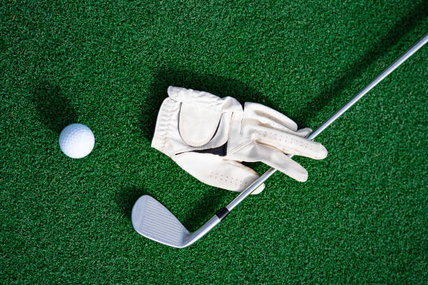 istock Golf club, golf ball, golf glove 2149126918
