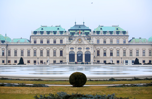 Bonn, Germany, October 26, 2022 - The baroque Poppelsdorf Palace as seen from Poppelsdorfer Allee.