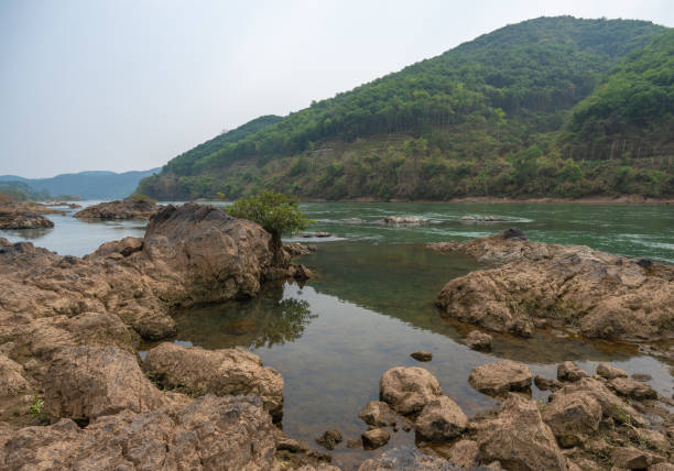 istock The reefs and river water on the Mekong River 2149130591