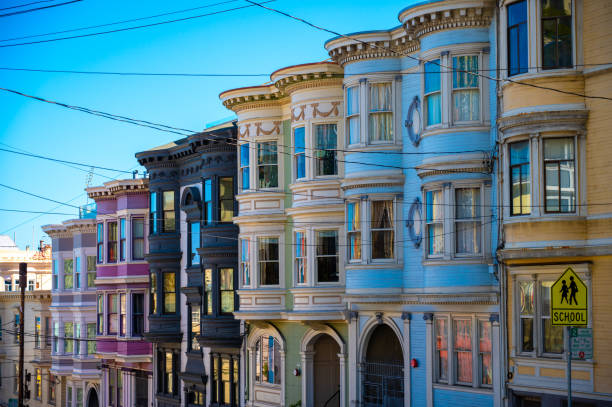 San Francisco,USA,California-October 11, 2015: View of the downtown San Francisco USA,California.