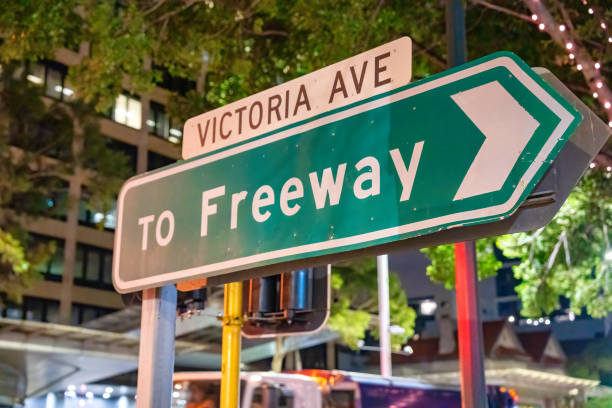 istock To Freeway street sign at night 2149131801