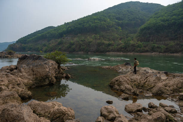 Free picture: Asia, beach, riverbank, rural, basin, landscape, water ...