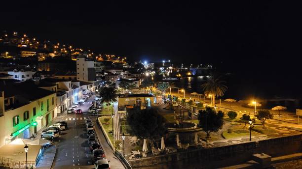 istock Santa Cruz, Madeira, during night 2149134841