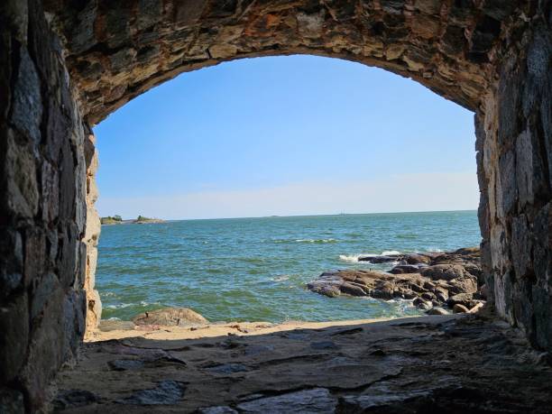 View towards the sea in Suomenlinna