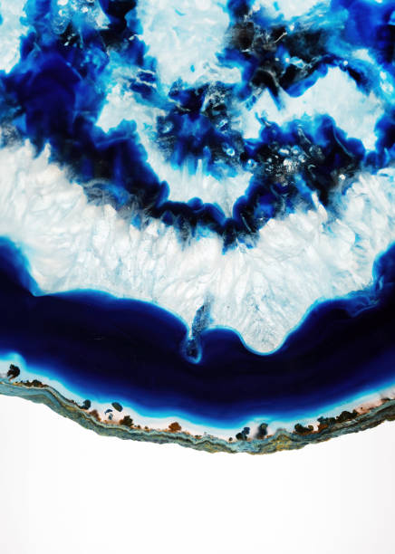 Nature. Crystallization. Abstraction. Macro Photography. Minerals. Blue. Rocks. Backgrounds - Subjects. Geodes - Minerals. Layered. Patterns. Geology. Close-up. Art. Posters. Vibrant colors. Crystal therapy. Amber. Rock formations.