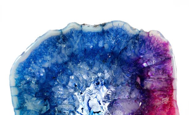 Nature. Crystallization. Abstraction. Macro Photography. Minerals. Blue. Rocks. Backgrounds - Subjects. Geodes - Minerals. Layered. Patterns. Geology. Close-up. Art. Posters. Vibrant colors. Crystal therapy. Amber. Rock formations.