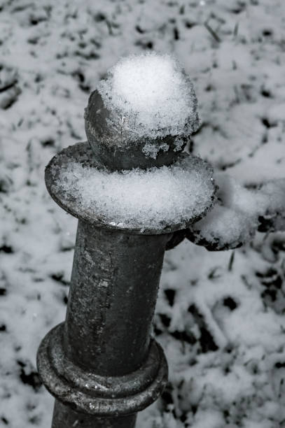 istock metal pile with snow in the park 2149138113