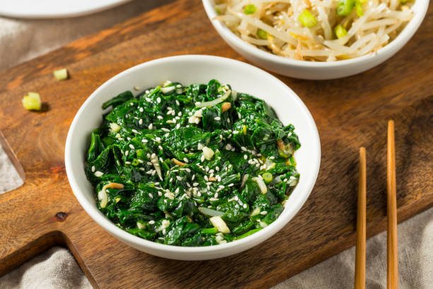 istock Homemade Korean Spinach Sigeumnchi Namul 2149141111