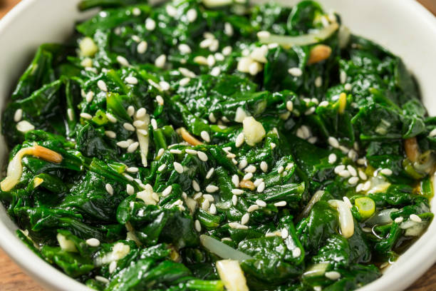 istock Homemade Korean Spinach Sigeumnchi Namul 2149141193