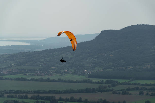 istock Paraglider is flying in the Balaton Uplands 2149145844