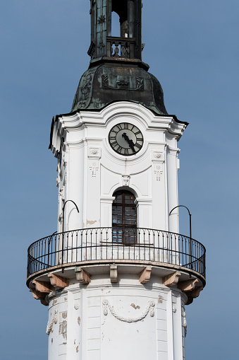Fire Tower in Veszprém on a sunny day.