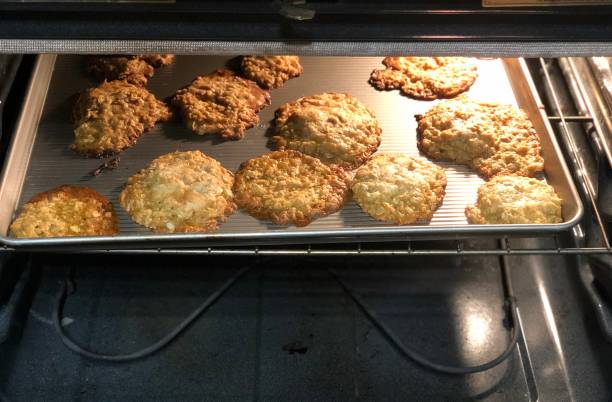 istock Oatmeal Cookies in the Oven 2149146897