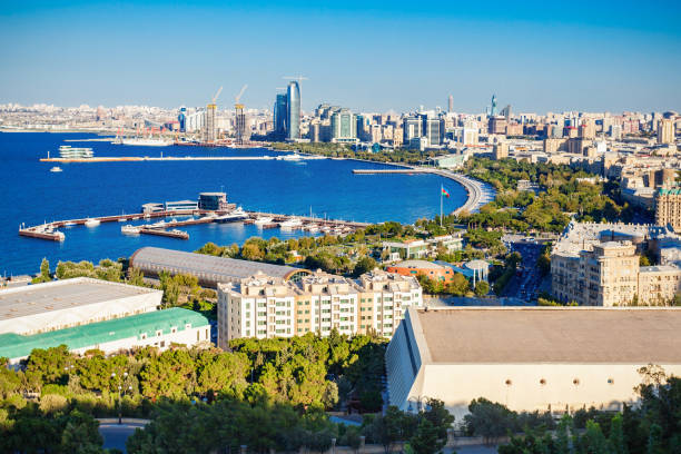 istock Baku aerial panoramic view 2149154242