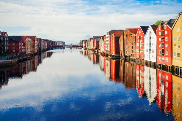 istock Old houses in Trondheim 2149158376