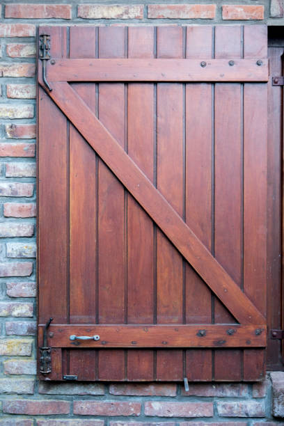 istock wooden shutter of an old window 2149165840