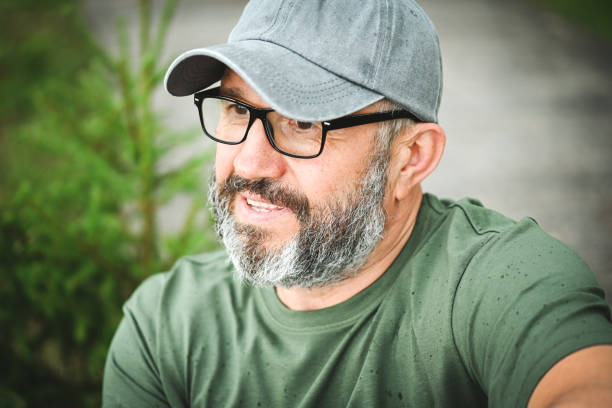 portrait mature adult man