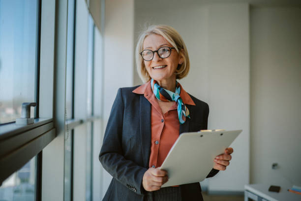 istock Female senior manager in the office 2149168080