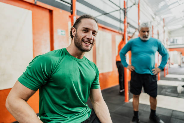 istock Portrait of a young man at gym 2149170307