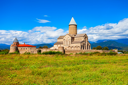 Alaverdi Monastery Complex in Kakheti. Kakheti is a region in eastern Georgia with Telavi as its capital.