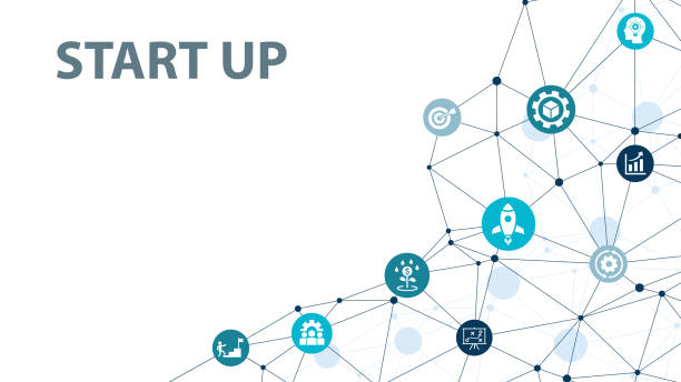 istock Start up icon - starting a business. startup, new business, idea, innovation, target, planning, vision, infographic, template, presentation, concept, banner, pictogram, icon set, icons 2149171533