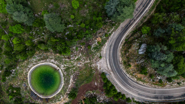 The Wadaslintang Reservoir Dam in Wonosobo, Indonesia.
