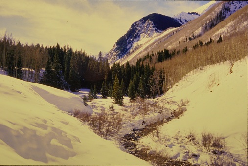 Backcountry ski touring conundrum Hot Springs trail Colorado