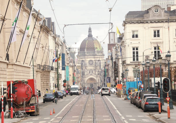 istock Rue Royale in a cloudy day 2149174296