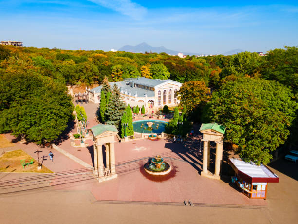 istock Central square in Yessentuki city, Russia 2149176989