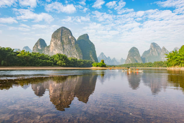 istock Sunrise view of Li River. Yangshuo. China. 2149177482