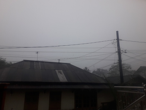 foggy weather from indonesia