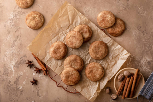 istock Homemade snickerdoodle cookies on parchment paper 2149179072