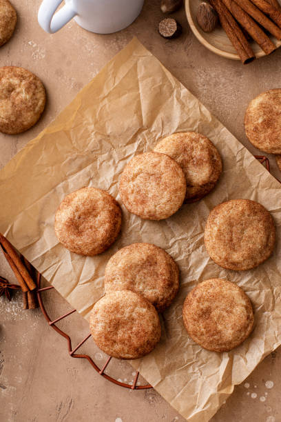 istock Homemade snickerdoodle cookies on parchment paper 2149179074