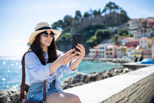 istock Relaxing at the coastline on vacation. 2149181409