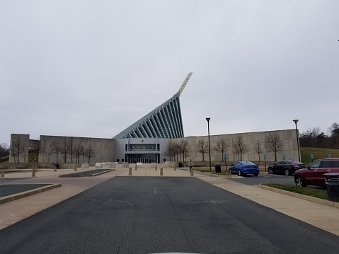 Triangle, VA, USA: Exterior shot of National Museum of the Marine Corps in Triangle, VA, USA