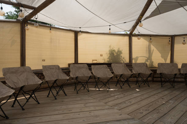 istock An outdoor circular seating area 2149187572