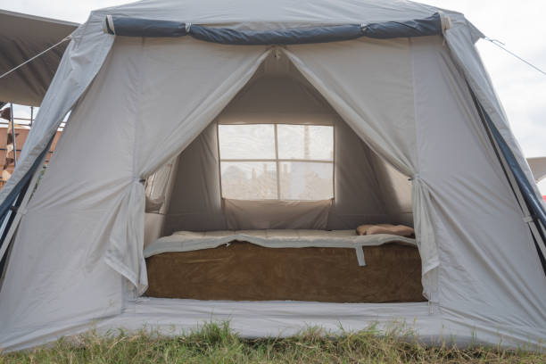 istock A temporary casual outdoor tent bedroom display 2149187581