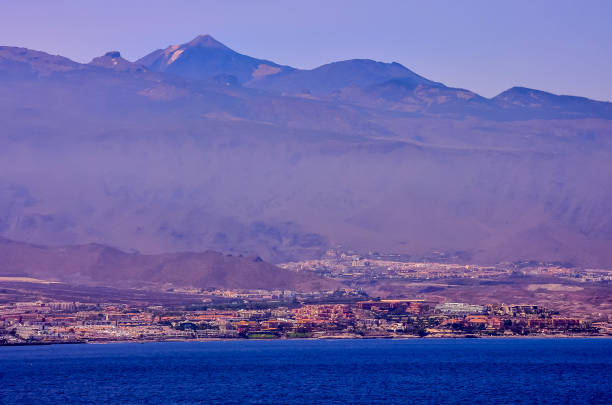 istock A mountain range with a city in the distance 2149188416