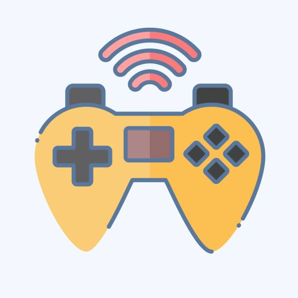istock Icon Gamepad. related to Online Game symbol. doodle style. simple design illustration 2149188562