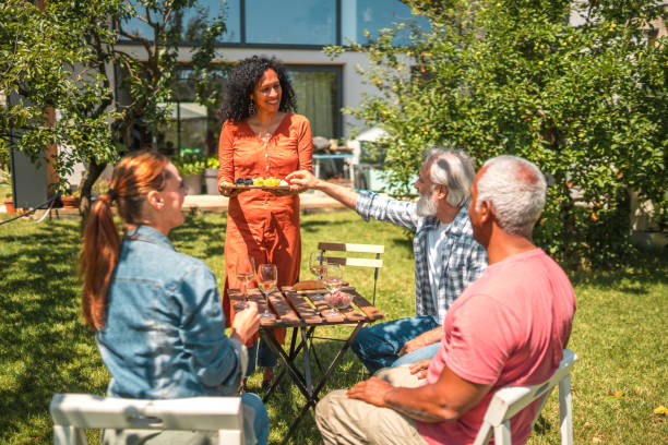 istock Casual Summer Pleasures: Senior Couples' Garden Time 2149189253