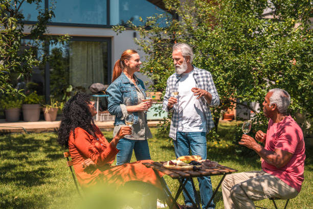 istock Diverse Senior Friends Cherish Picnic Time 2149189268