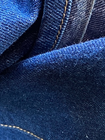 Close Up of Denim Jeans