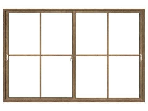 sepia wooden window frame B