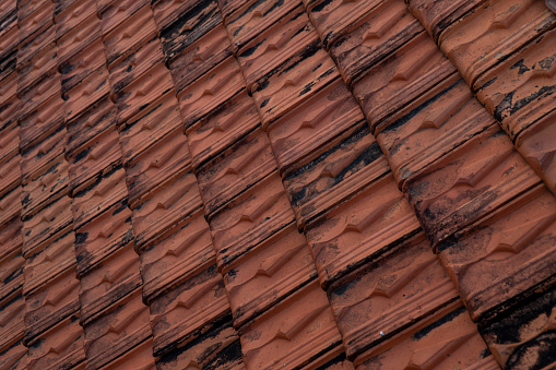 Abstract photo of bricks stacked next to each other