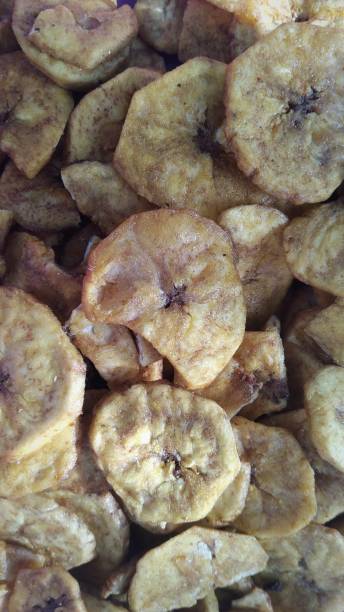 istock Close-up of sweet banana chips 2149194720