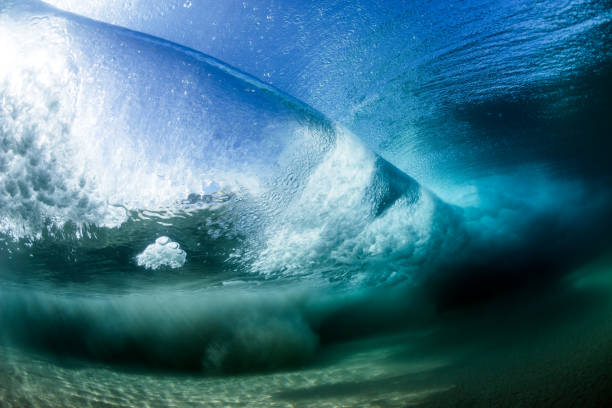 istock View of a curling wave captured from below the ocean's surface 2149195805